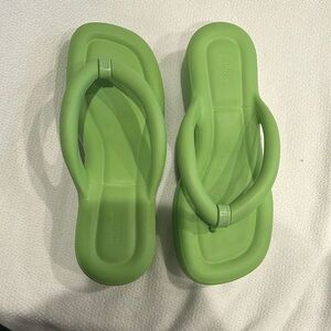 Melissa sandals.Size 10.Only worn once.I am clearing out my closet!